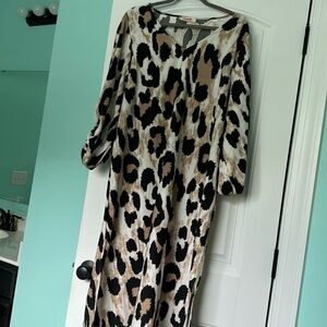 NWOT Mazik Leopard dress